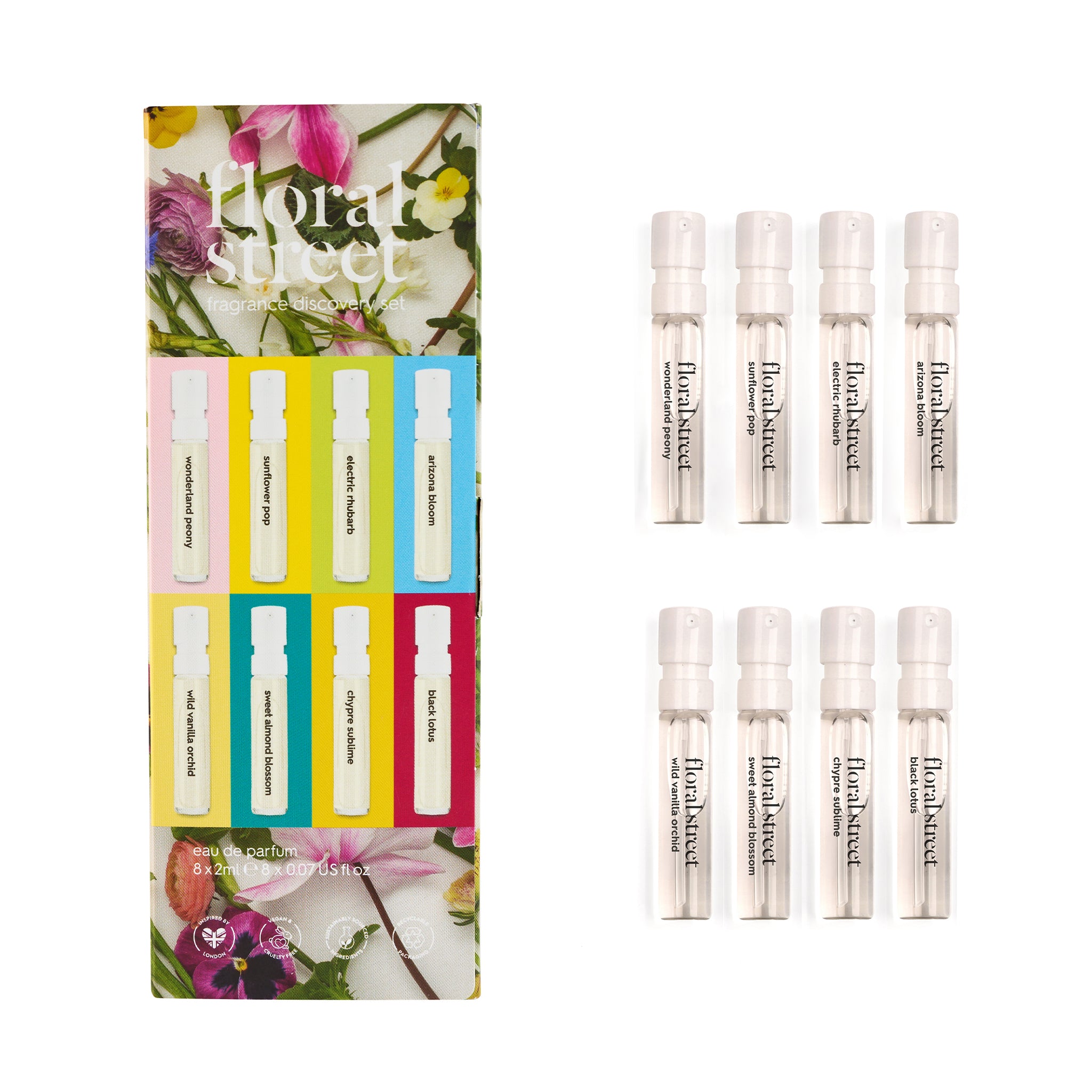 Fragrance Discovery Set 8 x 2ml (16ml) – Floral Street