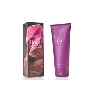 Floral Street Iris Goddess Vegan Scented Body Cream with recyclable sugarcane packaging 