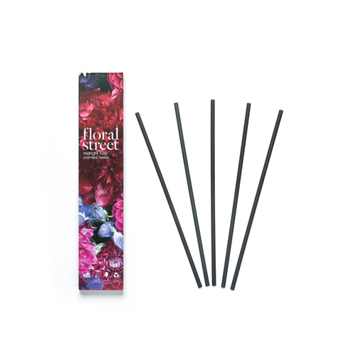 floral street scented reeds midnight tulip