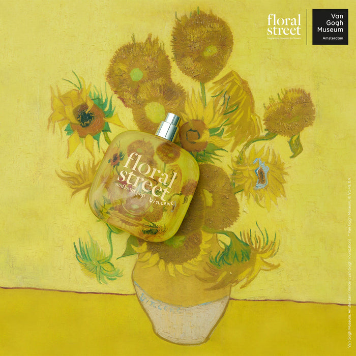 Floral Street x Van Gogh Museum Sunflower Pop Eau de Parfum | Award-winning British vegan fragrances